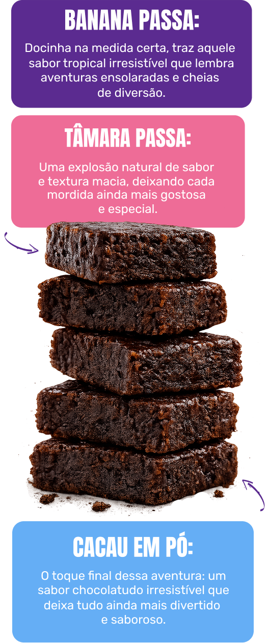 Barrinha Like Kids com descrição dos ingredientes